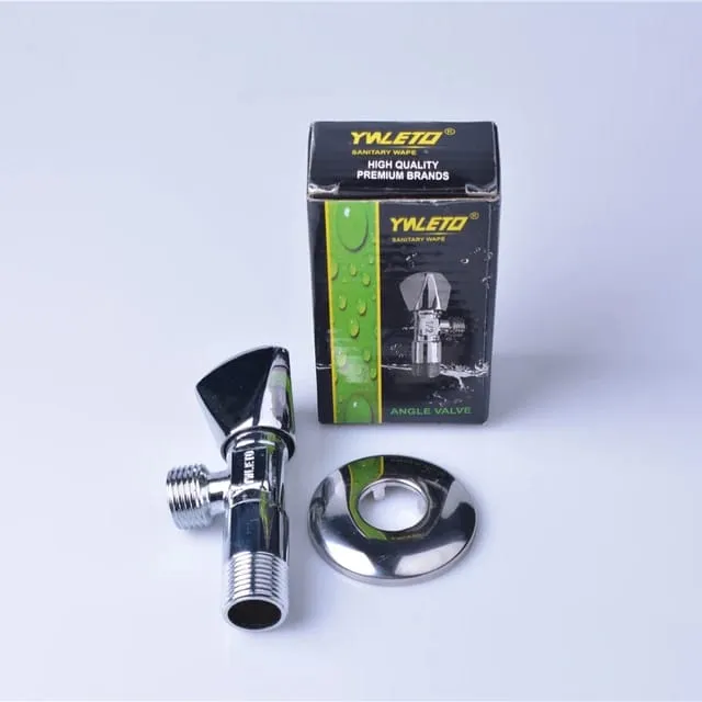 Brass%20Angle%20Valve%201/2"%20T%20Cock%20Wall%20Mounted%20Chrome%20High%20Quality%20Leak%20Proof%20with%20Brass%20Spindle%20For%20Bathroom%20&%20Kitchen%20-%20Image%202
