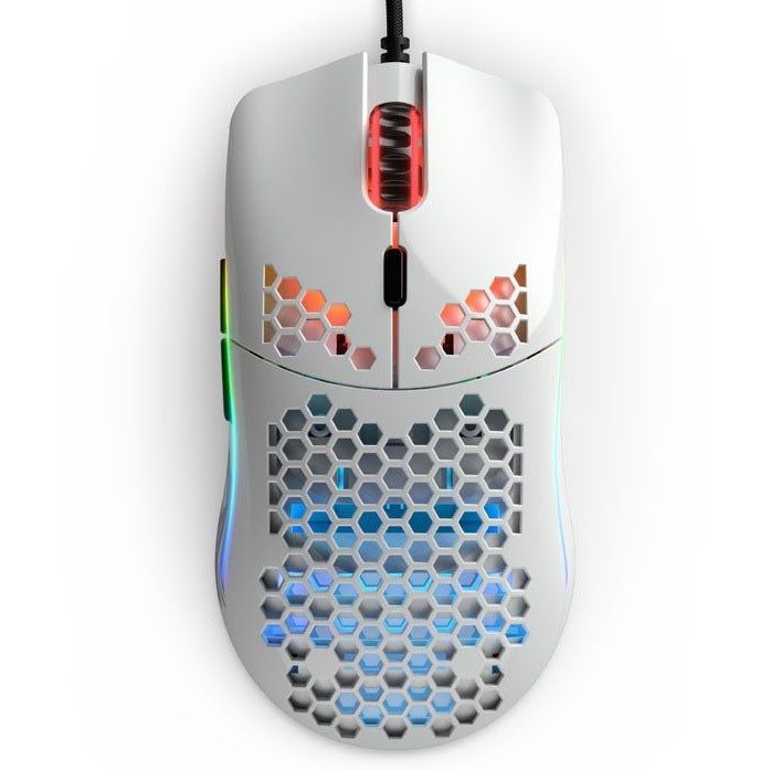Glorious Model O Minus Gaming Mouse (Glossy White) 59G (GOM-GWHITE), Model O-