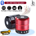 WS-887 Bluetooth Speaker | Powerful Bass | Wireless & Portable | High-Quality Sound | Best Mini Speaker for Music.. 