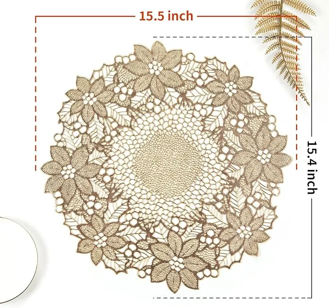 2Pcs%20/%204Pcs%20PVC%20Placemat%20%7C%20Golden%20Color%20%7CFoldable%20Pads%20Heat%20Insulation%20Solid%20Color%20Coaster%20Cup%20Hollow%20Eco-Friendly%20Placemat%20Table%20Mat%20Kitchen%20-%20QS%20Bedding%20-%20Image%203