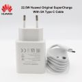 Original Huawei EU Supercharge Mate 9 10 20 P10 Plus P20 Pro Honor 20 V20 Fast Super Charger 4.5V5A Type-C USB 3.0 Type C Cable. 