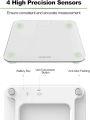 RENPHO Digital Body Weight Bathroom Scale, Highly Accurate Core 1S Body Weight Scale with Lighted LED Display, Round Corner Design, 400 lb, White uk import a495. 