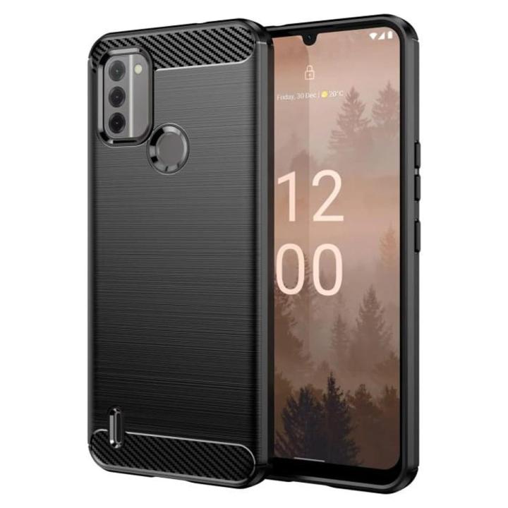 Nokia%20C31%20Mobile%20Phone%20case%20Carbon%20Fiber%20Brush%20Texture%20Anti%20shock%20Drop%20Resistance%20Armored%20Silicon%20Tpu%20Case%20Back%20Cover%20Antishock%20-%20Image%202