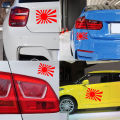 Japanese Rising Sun Flag Car-Styling Body Window Decals Reflective Sticker Decor. 