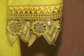 Yellow Stylish mini embroidered frock. 