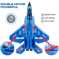 Remote Control F-22 Foam Fighter Jet 2.4 GHz - Rechargeable Battery - Trending F-22  Foam Jet - Toy For Boys - Assorted Colors. 