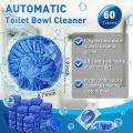 10 Pcs Automatic Toilet Bowl Cleaner Tablets – Blue Bubble Tank Cleaner for Fresh & Stain-Free Toilet. 