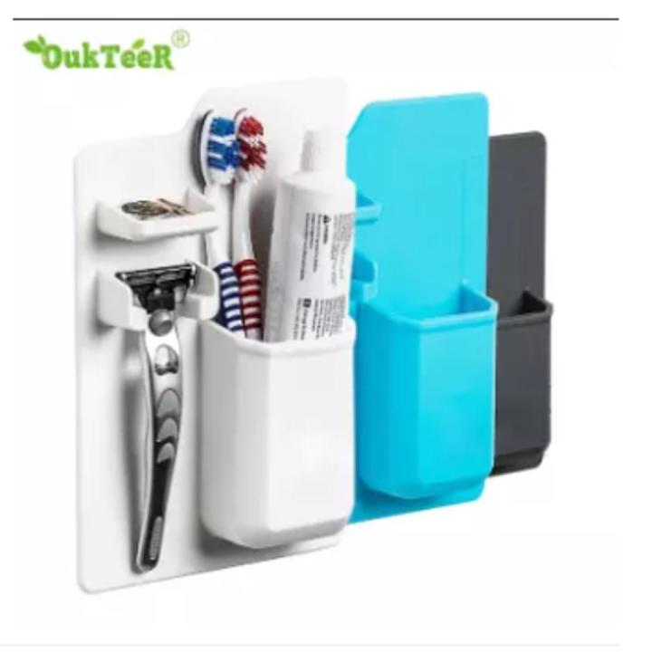 Waterproof Silicone Mighty Toothbrush Holder Storage