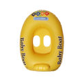 Inflatable Swim Color Printed Boat Pool For Kids, Baby Float Tube, Baby Floating Seat, Kids Inflatable Floats Seat Boat For Toddler Baby Shower Bath Seat Water Fun Games Toys For Kid With Handle Provides A Sense Of Security & Comfort For Kid. 