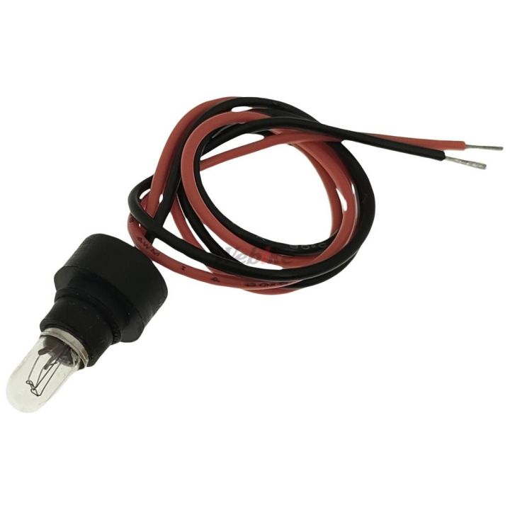 Small bulb 12v 3.4W 12 volts 3.4 watts bulb 12v 3.4 watts - with holder