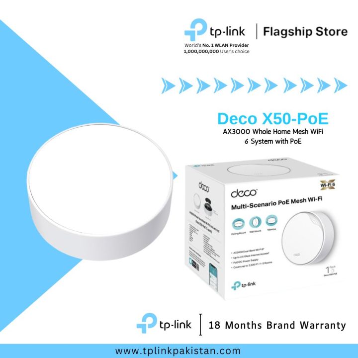 TP-Link%20Wi-Fi%20Deco%20X50%20PoE%20(%201%20Pack%20/%202%20Pack%20/%203%20Pack%20)%20AX3000%20%20Dual%20Band%20Gigabit%20Whole%20Home%20Mesh%20WiFi%206%20System%20with%20PoE%20-%2018%20Months%20Brand%20Warranty%20-%20Image%204