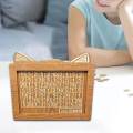 Wooden Money Box with Counter Savings Goal and Girls Adults Friends. 