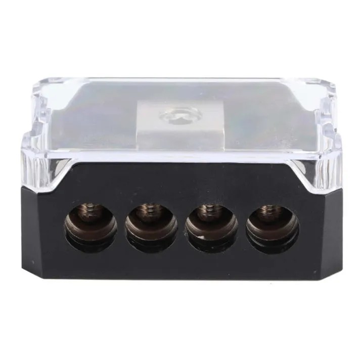 Distribution%20Block%20Durable%201%20Way%20In%204%20Ways%20Out%204/8/10%20Gauge%20Wire%20Output%20Ground%20-%20Image%207