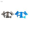 Fish Tank Hose Clamp Mounting Clip Fixing Clip Adjustable Water Pipe Clamp Blue. 