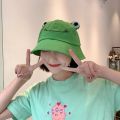2020 Frog Bucket Hat for Women Summer Autumn Plain Women Panama Outdoor Hiking Beach Fishing Cap Sunscreen Female Sunhat Bob. 