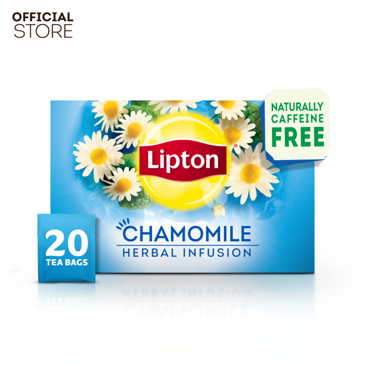 Lipton Herbal Infusion - Chamomile Tea - 20 Envelope Teabags