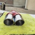 car universal dual exhaust end mufflers. 