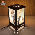 Lifestyle Glory Brand 3D Customized Wooden Lamp With Your 2 Pictures I Lamp I Wooden Lamp I Lamp For Side Table I Lamp For Bedroom I Gift For Girls I Gift For Boys I Gift For Family I Gift For Mother And Father I Decorating Items I Decoration Pieces. 