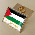 Palestinian Flag Brooch Classic Patriotic Badge Button Pin Novel And Trendy Clothing And Bag Accessories Vintage Jewellery Gift. 