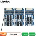 With Balance NTC 3S 4S 5S 6S 7S 8S BMS 12V 18V 21V 24V Protection Board Li-ion 18650 Lifepo4 32650 Lithium Battery Charge Plates. 