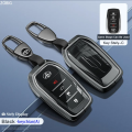 Aluminium Alloy Key Cover for Toyota Car Keys with Keychain - Fortuner, Vigo, Hilux, Yaris, And Land Crusier -. 