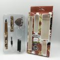 Camouflage Cartridge Fountain Pen with Keychain  and 2 extra Refill l High quality fountain pen | Unique fountain pens with refills | Ink pen with refills  | Avaliable in Blue, Green and Brown colors. 