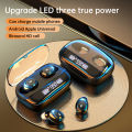 M-U8 Bluetooth Wireless Earphone TWS5.0 Headset Binaural Stereo In-ear Earbuds. 