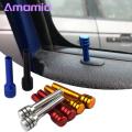 Car Door Handle Premium Alloy Car Door Lock Knobs Stylish Interior Door Latches for Enhanced Automotive Decor Set of 4 Pins -deformed Design Car Door Latch. 