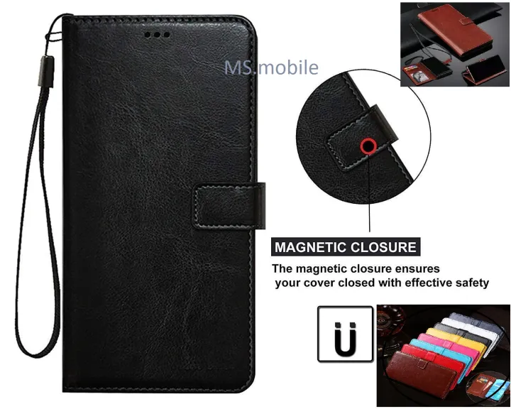 TECNO%20Spark%205%20pro%20Case,%20Premium%20PU%20Leather%20Magnetic%20Shockproof%20Book%20Stand%20Folio%20Flip%20Wallet%20Case%20Cover%20with%20Card%20Holder%20-%20Image%207