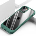 Applicable iphone15 Phone Case Apple 15 Simple Soft Armor Transparent PC Soft Edge iPhone14 Phone case. 