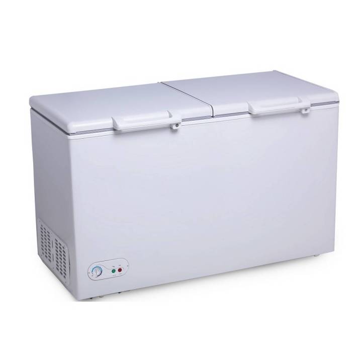 National Two Door Deep Freezer 19 cft 550 Ltrs White Color