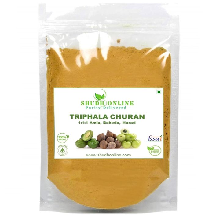 Triphala Churna Powder, Amla, Baheda, Harad 1:1:1 (100 Grams)