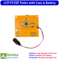 LCR-T4 ESR Transistor Tester Meter with Battery & Case | Digital Capacitor Inductor Resistor MOSFET PNP NPN Diode Triode Analyzer for Electronics Testing by Electrica. 