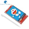 TZT 2.4" 240x320 SPI TFT LCD Serial Port Module+5V/3.3V PBC Adapter Micro SD ILI9341 White LED (with  touch). 