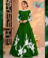14th August Dress For Women - Embroidered Long Silk Maxi For Independence Day Dress. 
