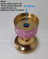 Bakhoor Stick Stand - Bakhoor Burner Stand - Bakhoor Holder - Incense Burner - Premium Quality Hand Crafted Bakhoor Stick Stand - Portable Lightweight Aluminium Stand for Home / Worship Area. 