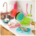 Kitchen Foldable Accessories Dryer Rack Organizer Drainer Plastic Storage Holder. 