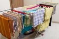 Folding Rust Proof Cloth Dryer Stand 6.3 feet Length - Weather Resistant, Long Lasting, Light Weight. 