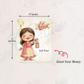 Pack of 5 Eid Money Holder for Girls and Boys, Pack of 10 Eidi Money Envelope, Eidi Tuck Card for kids, Eidi Cash Wallets, Eidi Envelope with elegent styles. 