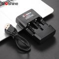 Soshine S5 USB 2 Slots Li-ion RCR123/RCR2 Rapid Battery Smart Charger with LED Indicator for 14250/CR2/16340/17335/15266 Battery. 
