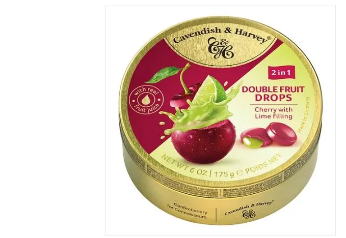 Cavendish%20&%20Harvey%202in1%20Cherry%20With%20lime%20filling%20Double%20Fruit%20Drops%20175g%20-%20Image%202