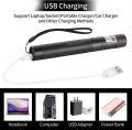 USB Laser 303 Rechargeable Stars Laser Pointer Sight with Built-in Battery Green Red Purple Lazer for Teaching Laser Pen. 