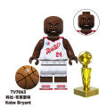 TV6508 NBA Basketball Anime Mini Action Figures Bricks James Curry Kobe Assembly Building Blocks Toys for Children. 