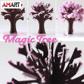 Magic Growing Tree Paper Sakura Crystal Trees Desktop Cherry Blossom Toys. 
