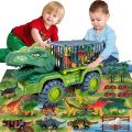 1pc Large Size Dinosaur Truck Toy For Boys, With Dinosaur Animal Model & Truck Game. 