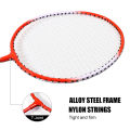 Yoomee 1 Pair Badminton Racket High Elastic Sponge Grip Badminton Racquet Bag Indoor Outdoor Sports badminton Set. 
