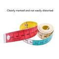 10pcs Craft Soft Measuring Tape 60Inch 150cm Double Sided Colorful Clear Scale Body Measuring Tape for Cutting. 