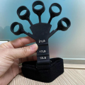 Finger Gripper Flex Gripster Guitar Hand Grip Exerciser Strengthener 6 Resistant Levels Expander Rubber Finger Trainer Elastic. 