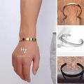Silver/Goldan trendy Kara Bracelet for men and boys squid game. 