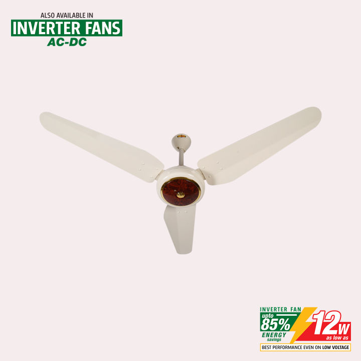Super Asia Ceiling Fan Vista AC/Dc   Inverter 48" Inches